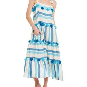 Tessora Lola Casual Maxi Dress pompons